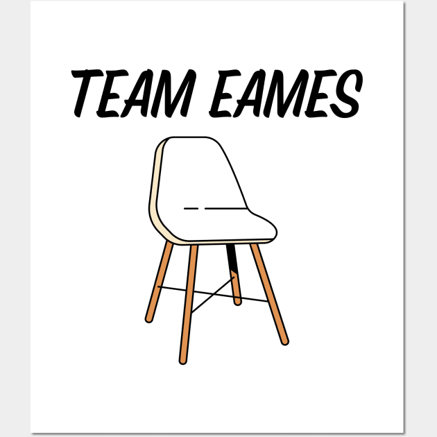 Team Eames Mid Century Modern Architect Wall Art by A.P.